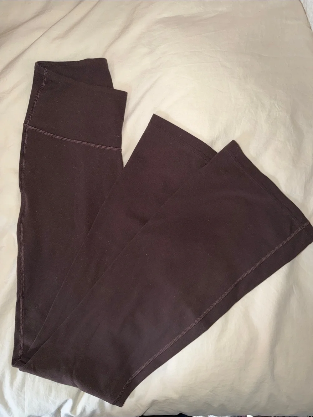 lululemon Maroon Flare Yoga Pants
